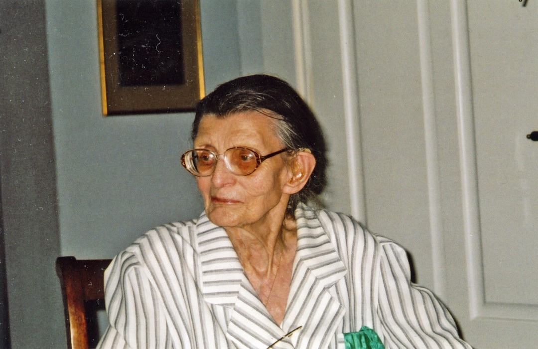 Christa von Craushaar an ihrem 90. Geburtstag Foto: Christine Karla Schröder 2003