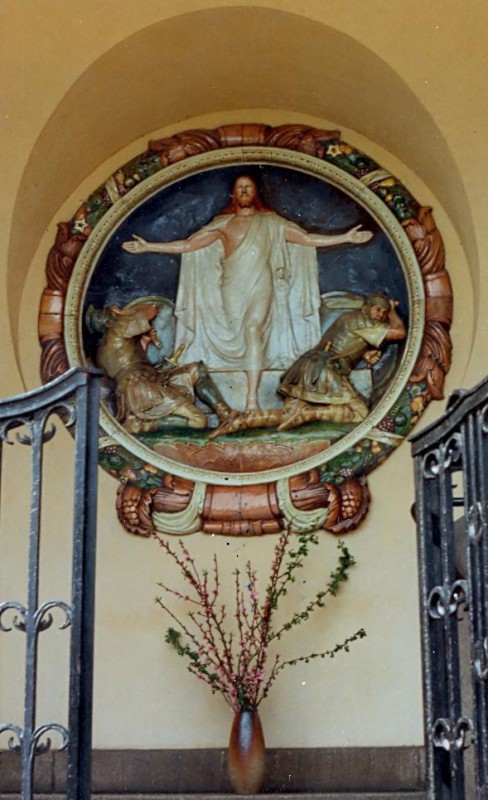 „Auferstandener Christus“, St.Petri-Kirche, Dresden-Neustadt, 1909. Foto: Annemarie Jehmlich, Dresden