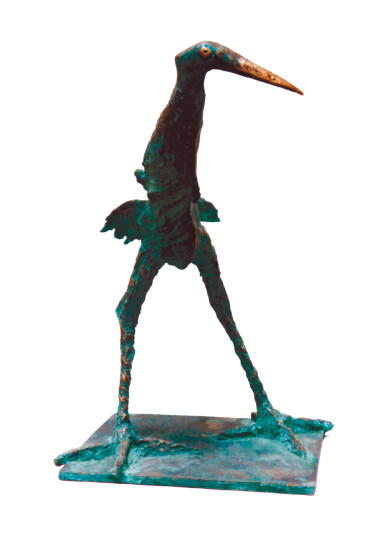 Neugier, Bronze, 2012, Katalog Drechsler. Foto Galerie Himmel