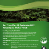 Plakat zum Forst- und Waldfest auf dem Weißen Hirsch (farbig)