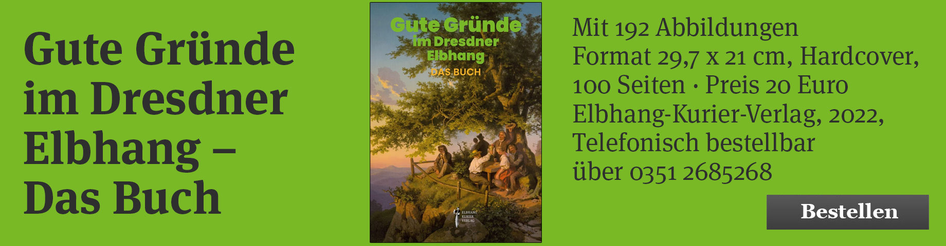 Buch Gute Gründe im Dresdner Elbhang